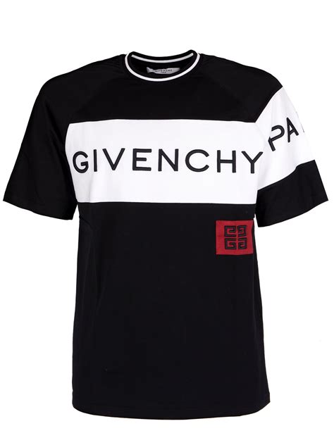 givenchy cuban logo embroidered jersey t-shirt|T.